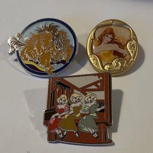 Disney Beauty and the Beast Pin Lot